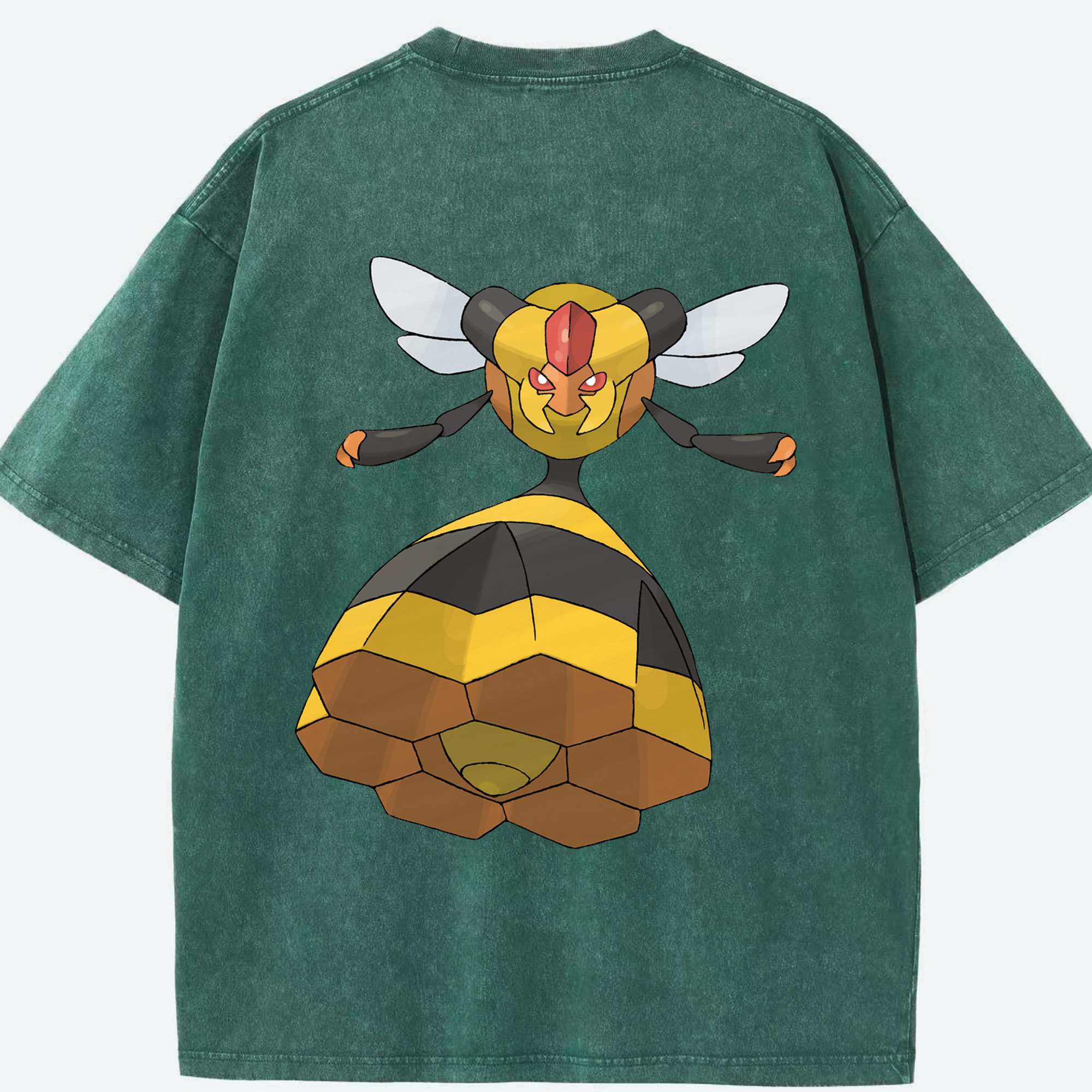 （画像用） ポケットモンスター Pokémon 綿100% ヴィンテージ風 半袖Tシャツ（背面プリント）